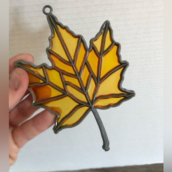 Vtg Suncatcher Stained Glass Ornaments - Picture 5 of 9